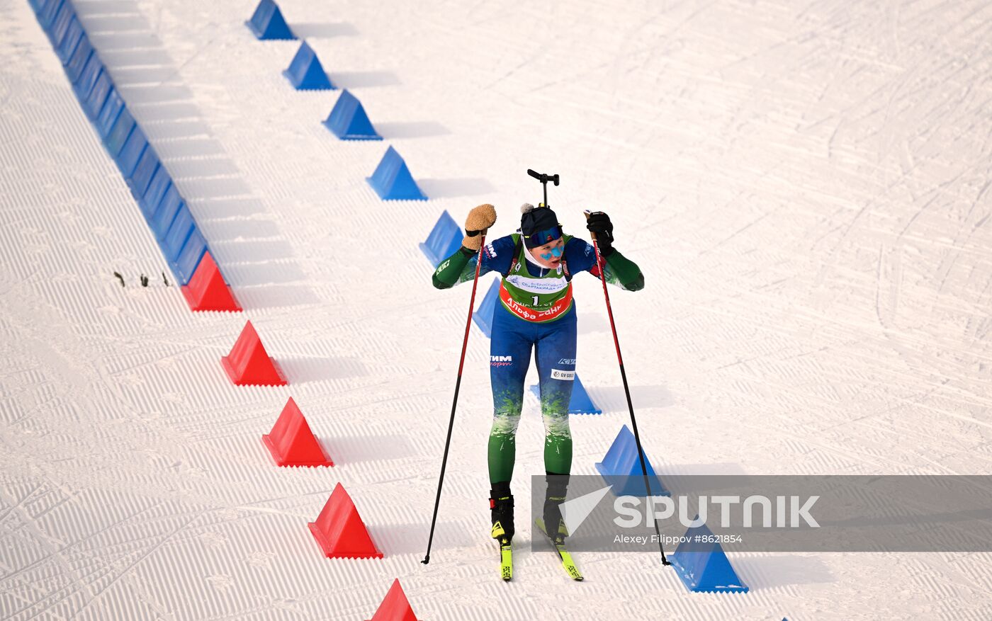 Russia Spartakiad Biathlon Women Relay