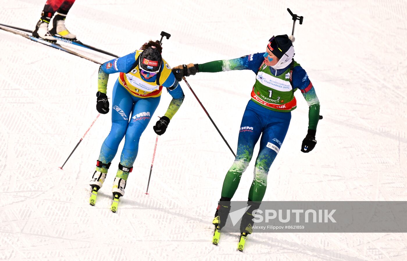 Russia Spartakiad Biathlon Women Relay