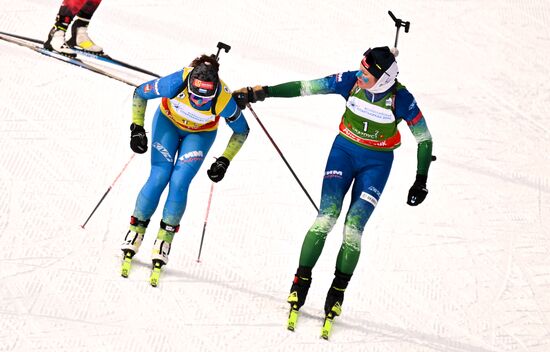 Russia Spartakiad Biathlon Women Relay