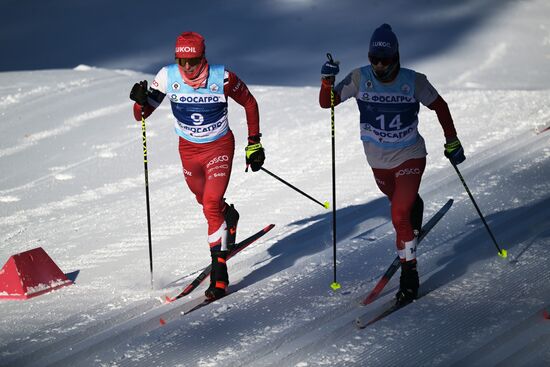 Russia Spartakiad Cross-Country Skiing Men Mass Start