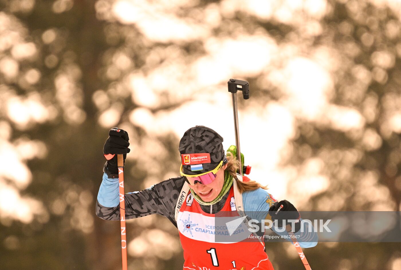 Russia Spartakiad Biathlon Women Relay