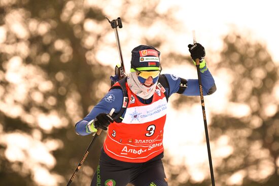 Russia Spartakiad Biathlon Women Relay