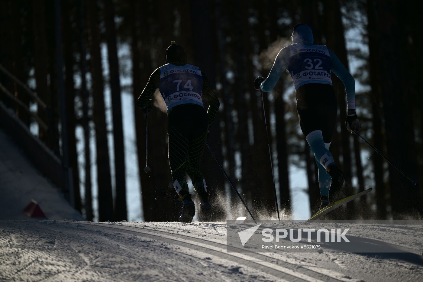 Russia Spartakiad Cross-Country Skiing Men Mass Start