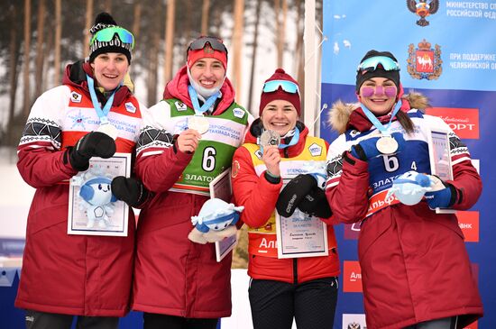 Russia Spartakiad Biathlon Women Relay