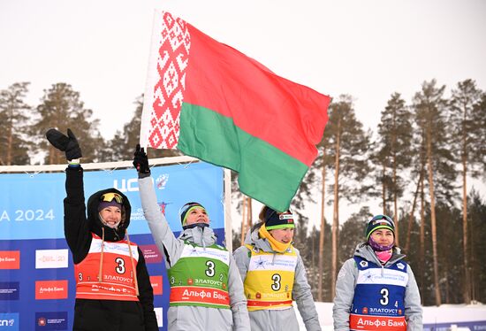 Russia Spartakiad Biathlon Women Relay