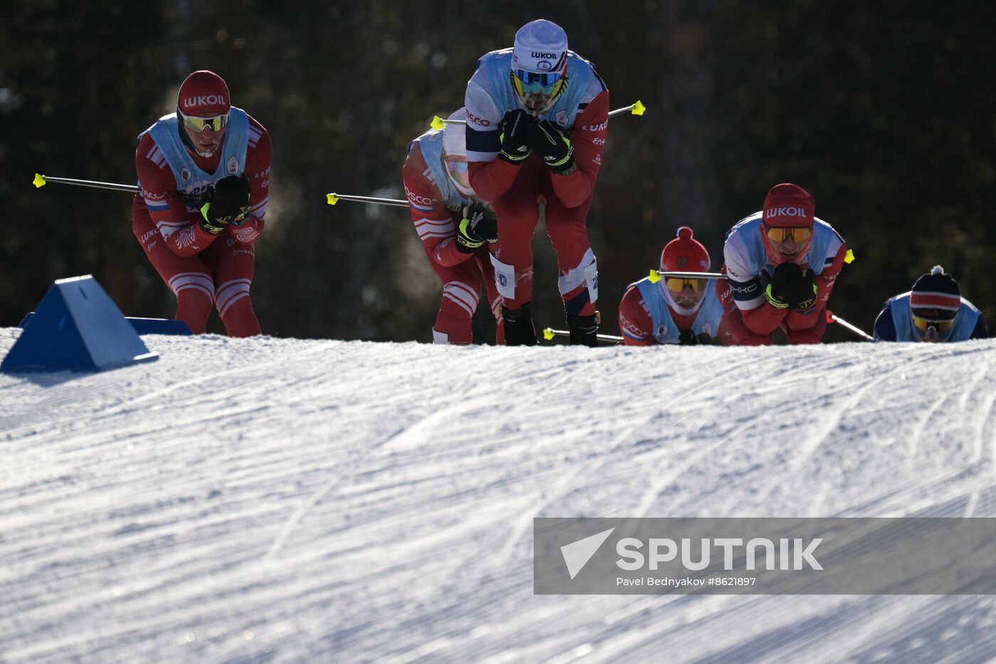 Russia Spartakiad Cross-Country Skiing Men Mass Start