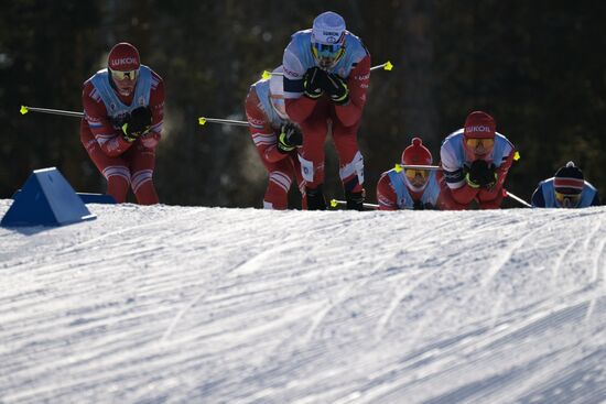 Russia Spartakiad Cross-Country Skiing Men Mass Start