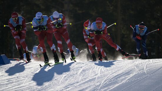 Russia Spartakiad Cross-Country Skiing Men Mass Start