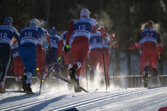 Russia Spartakiad Cross-Country Skiing Men Mass Start