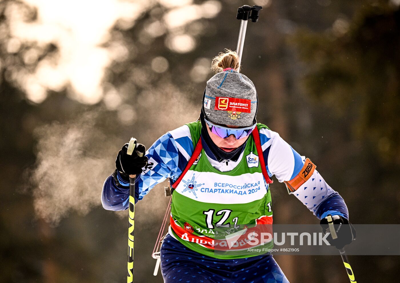 Russia Spartakiad Biathlon Women Relay