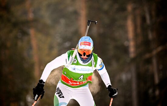 Russia Spartakiad Biathlon Women Relay