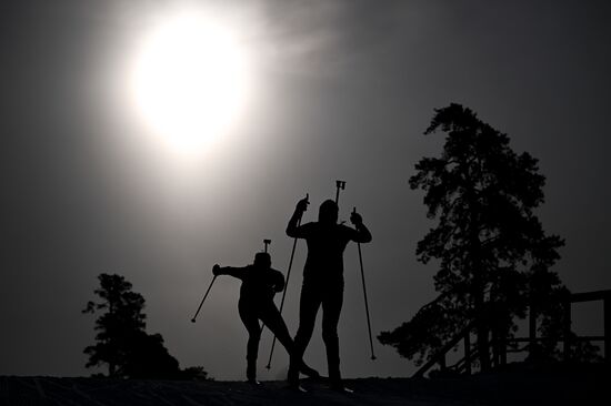 Russia Spartakiad Biathlon Women Relay