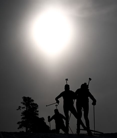 Russia Spartakiad Biathlon Women Relay