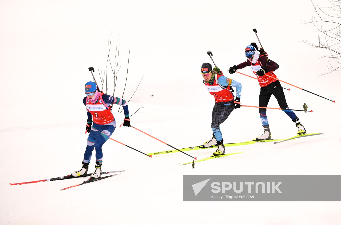 Russia Spartakiad Biathlon Women Relay