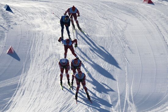 Russia Spartakiad Cross-Country Skiing Men Mass Start