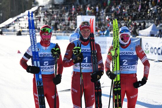 Russia Spartakiad Cross-Country Skiing Men Mass Start