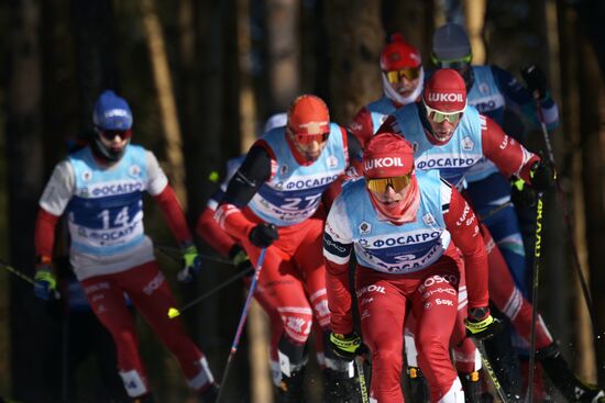 Russia Spartakiad Cross-Country Skiing Men Mass Start