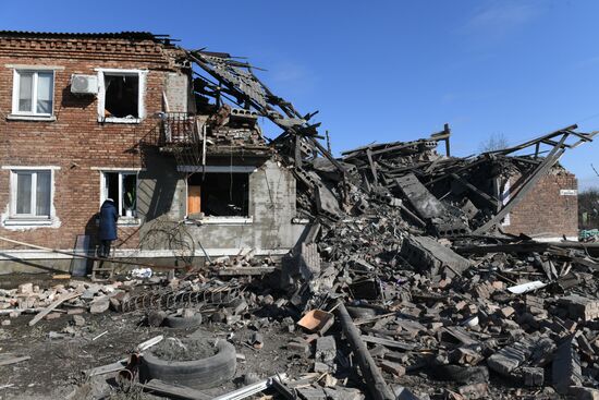 Russia Ukraine Military Operation Shelling