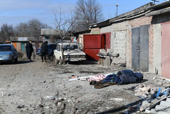 Russia Ukraine Military Operation Shelling