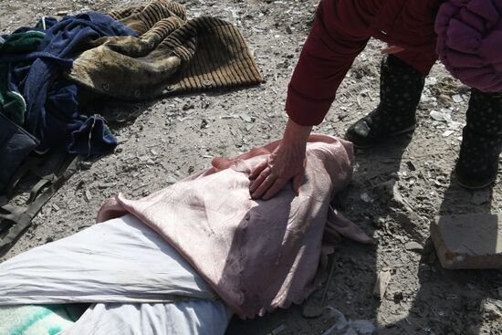 Russia Ukraine Military Operation Shelling