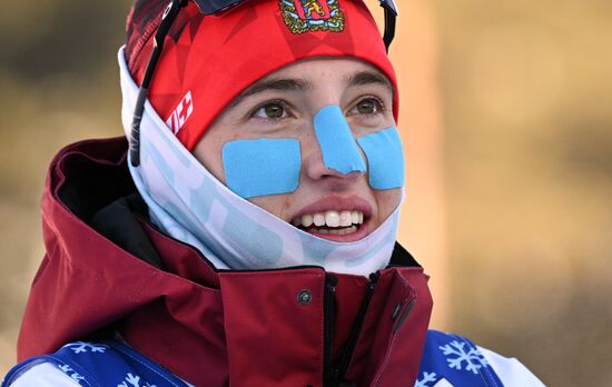 Russia Spartakiad Biathlon Women Mass Start