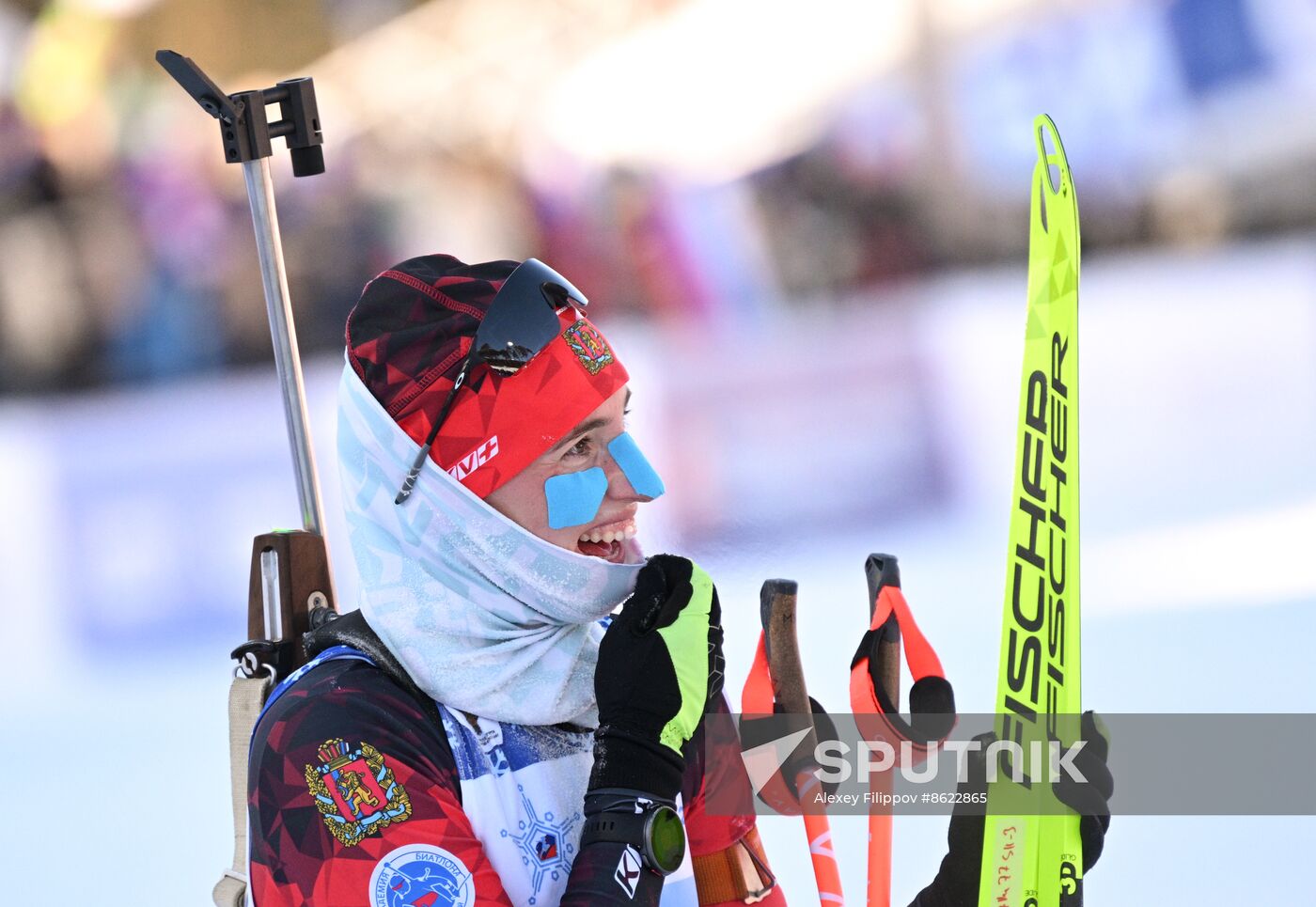 Russia Spartakiad Biathlon Women Mass Start