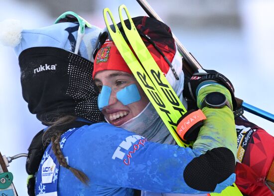 Russia Spartakiad Biathlon Women Mass Start