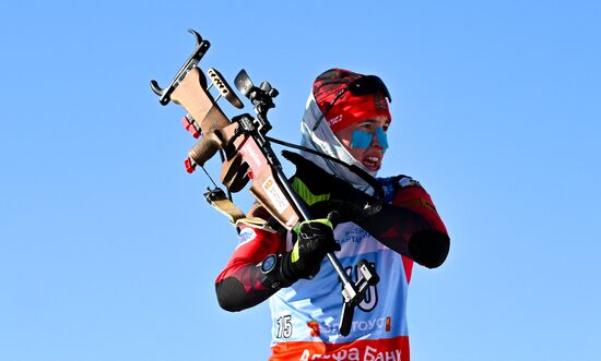 Russia Spartakiad Biathlon Women Mass Start