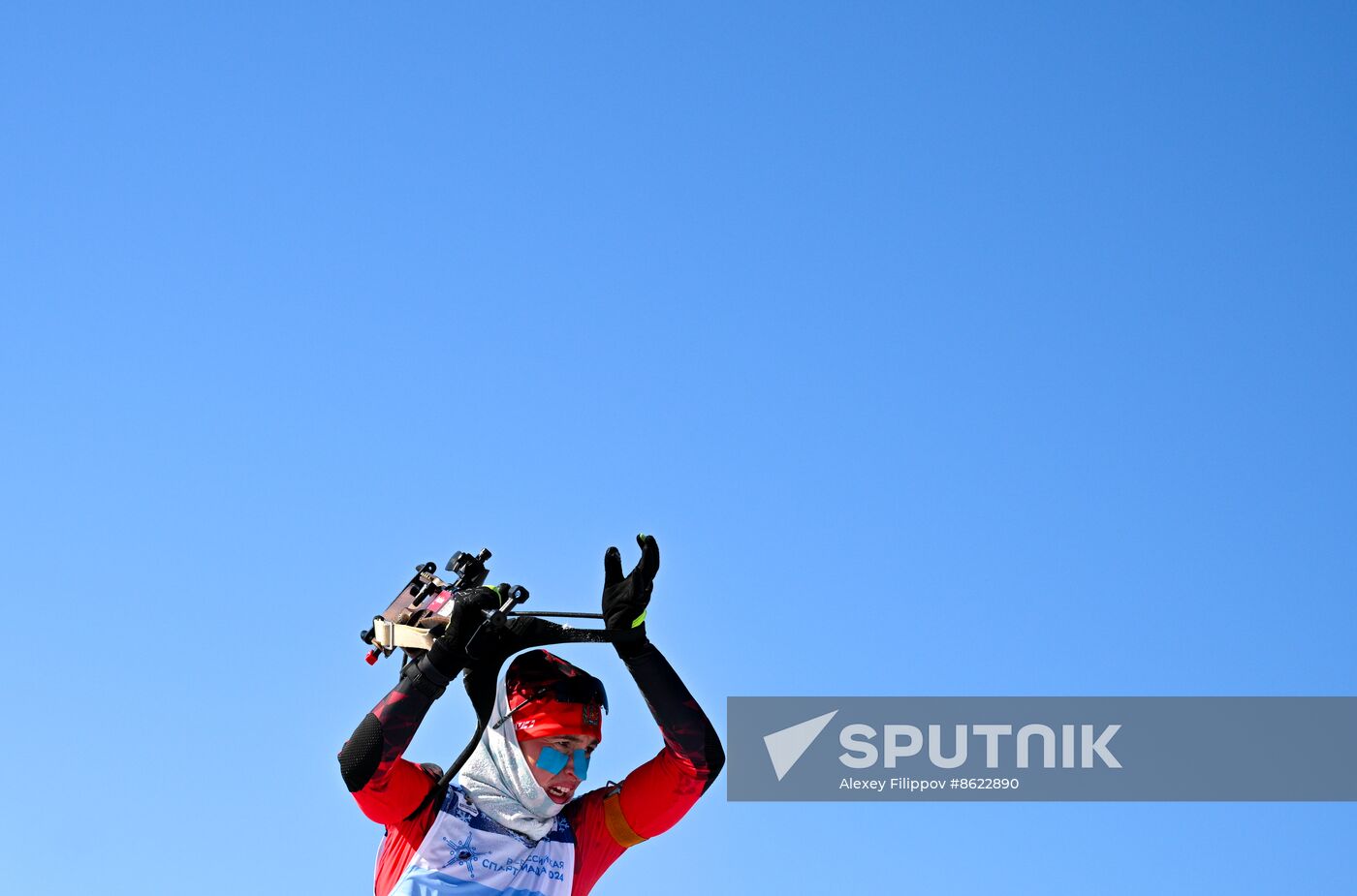 Russia Spartakiad Biathlon Women Mass Start