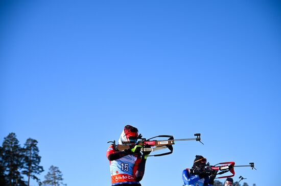 Russia Spartakiad Biathlon Women Mass Start