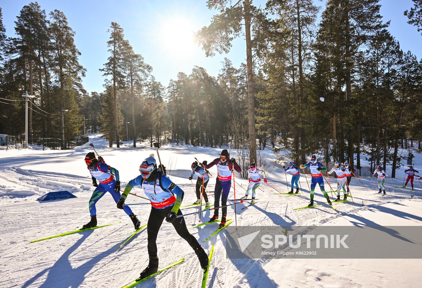 Russia Spartakiad Biathlon Women Mass Start