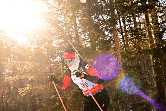 Russia Spartakiad Biathlon Women Mass Start