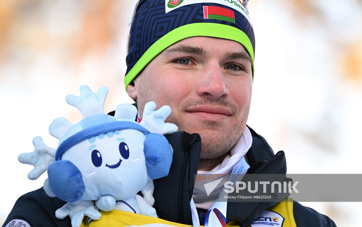 Russia Spartakiad Biathlon Men Relay