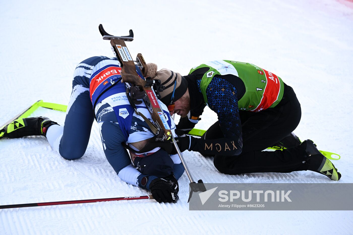 Russia Spartakiad Biathlon Men Relay