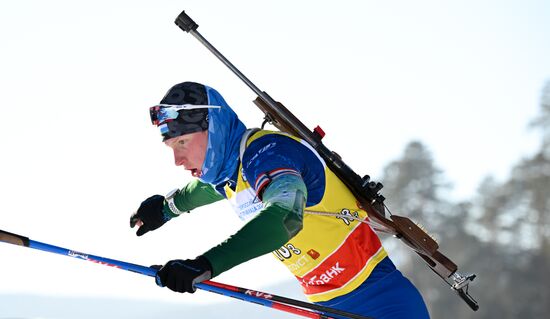 Russia Spartakiad Biathlon Men Relay