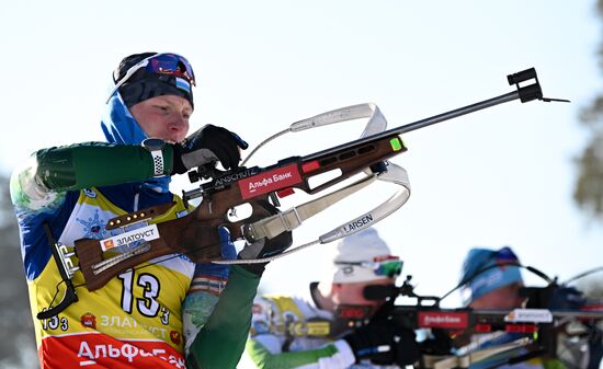 Russia Spartakiad Biathlon Men Relay