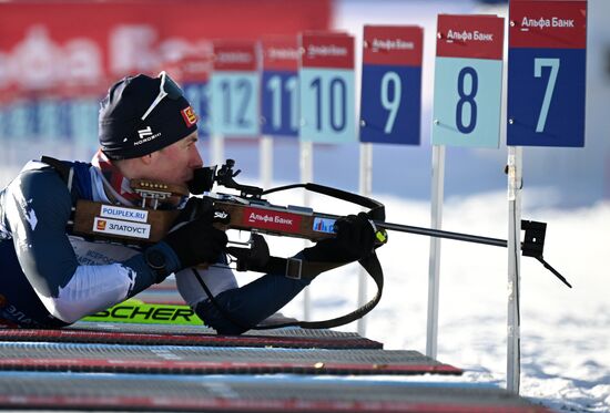 Russia Spartakiad Biathlon Men Relay