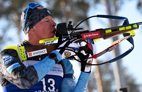 Russia Spartakiad Biathlon Men Relay