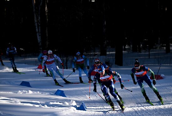 Russia Spartakiad Biathlon Men Relay