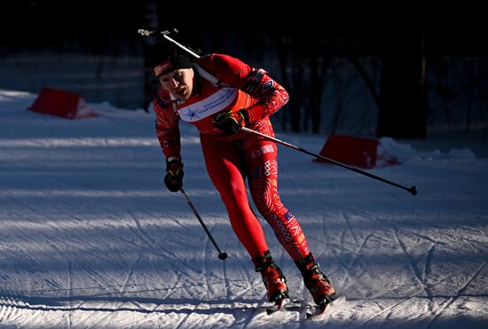 Russia Spartakiad Biathlon Men Relay