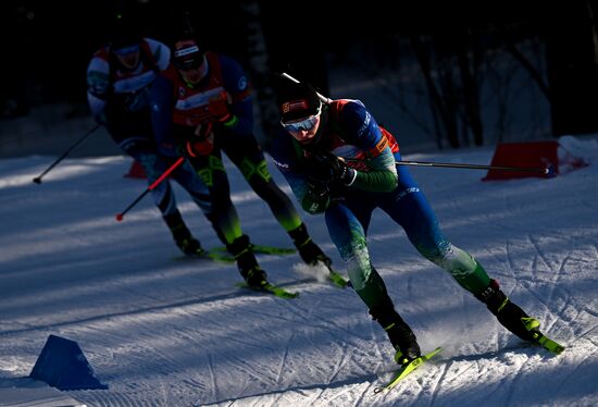 Russia Spartakiad Biathlon Men Relay