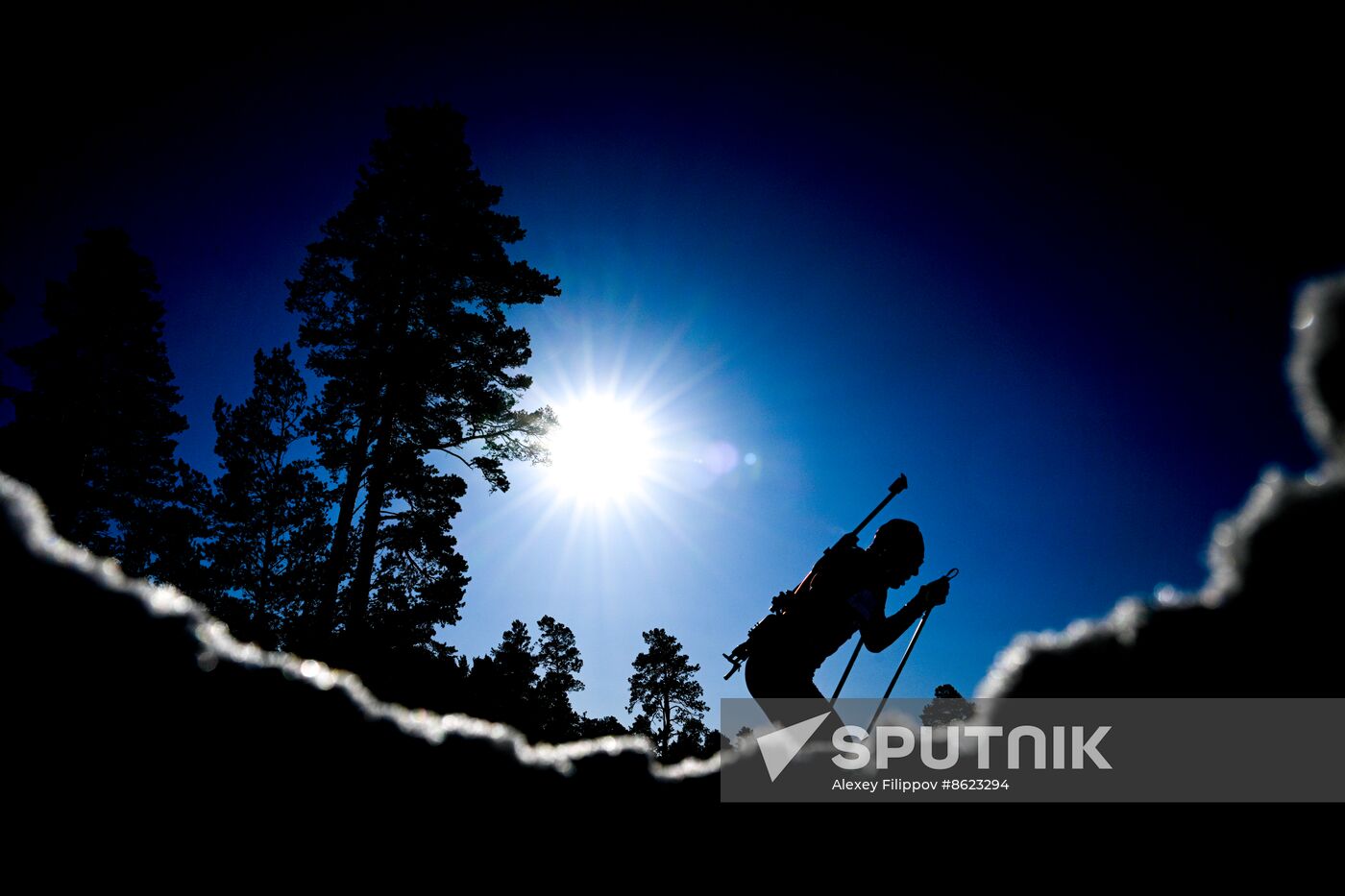 Russia Spartakiad Biathlon Men Relay