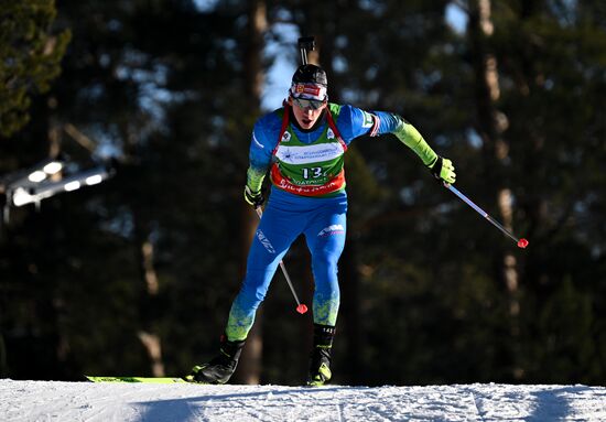 Russia Spartakiad Biathlon Men Relay