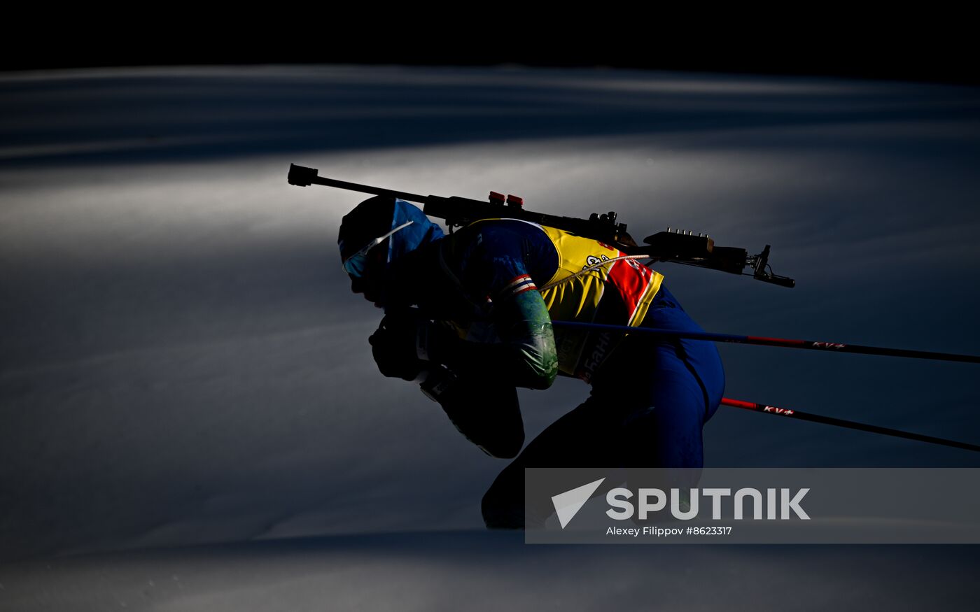 Russia Spartakiad Biathlon Men Relay