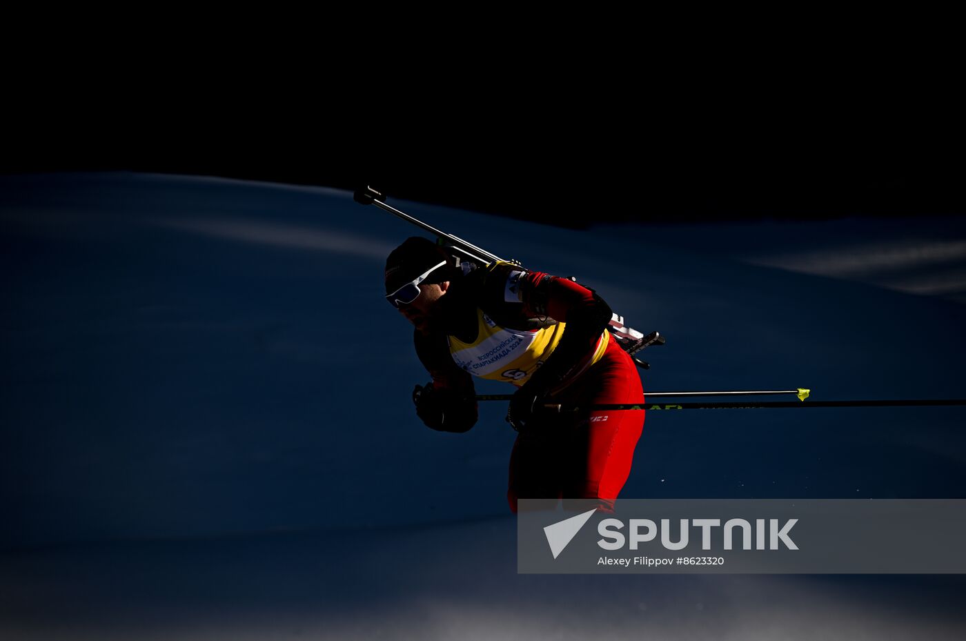 Russia Spartakiad Biathlon Men Relay