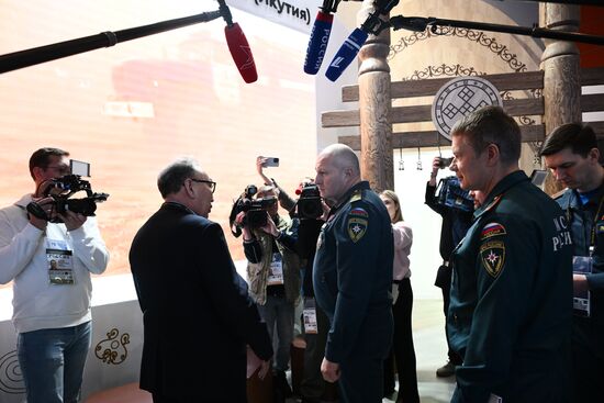 RUSSIA EXPO. Russian Emergencies Minister Alexander Kurenkov attends exhibition