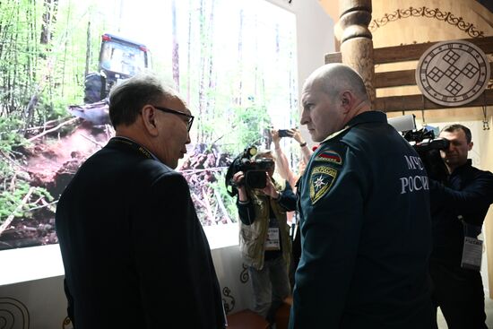 RUSSIA EXPO. Russian Emergencies Minister Alexander Kurenkov attends exhibition