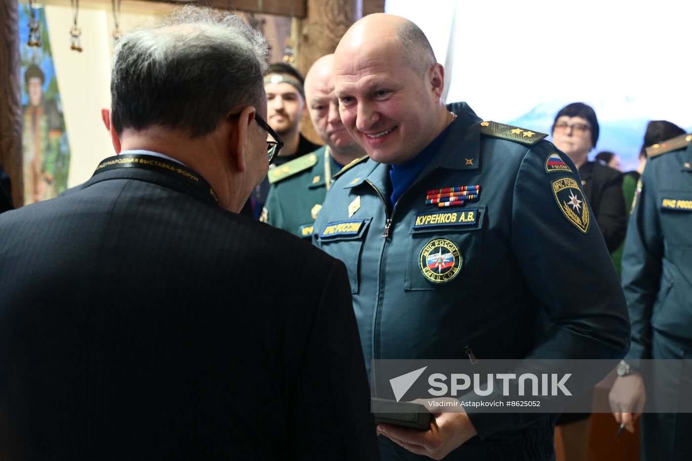 RUSSIA EXPO. Russian Emergencies Minister Alexander Kurenkov attends exhibition