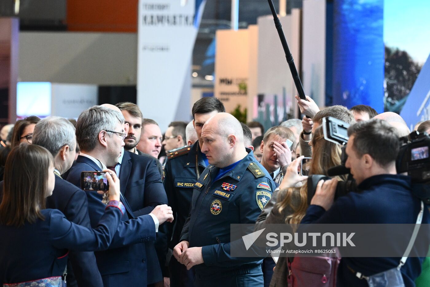 RUSSIA EXPO. Russian Emergencies Minister Alexander Kurenkov attends exhibition