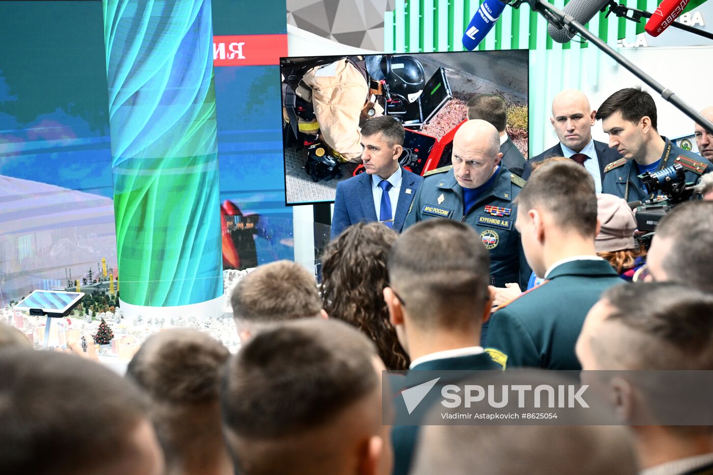 RUSSIA EXPO. Russian Emergencies Minister Alexander Kurenkov attends exhibition